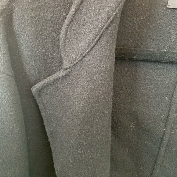 Rag & Bone Black Wool Pea Coat, Size 6 - Picture 9 of 10
